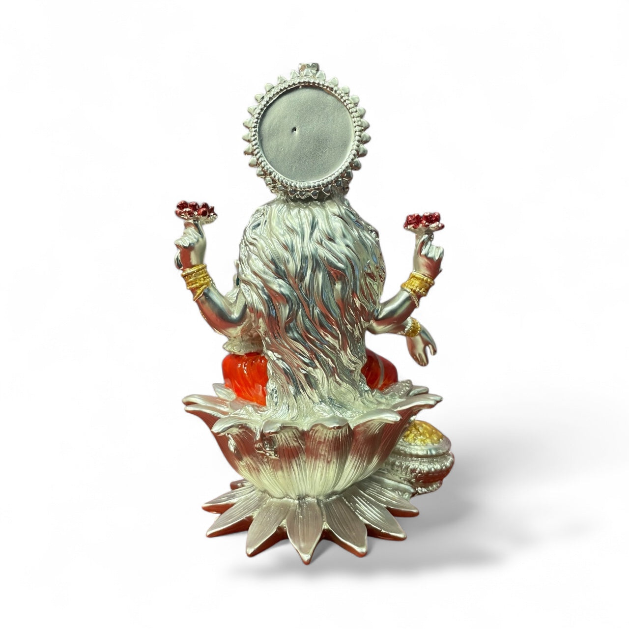 Silver Devi Lakshmi Idol 1