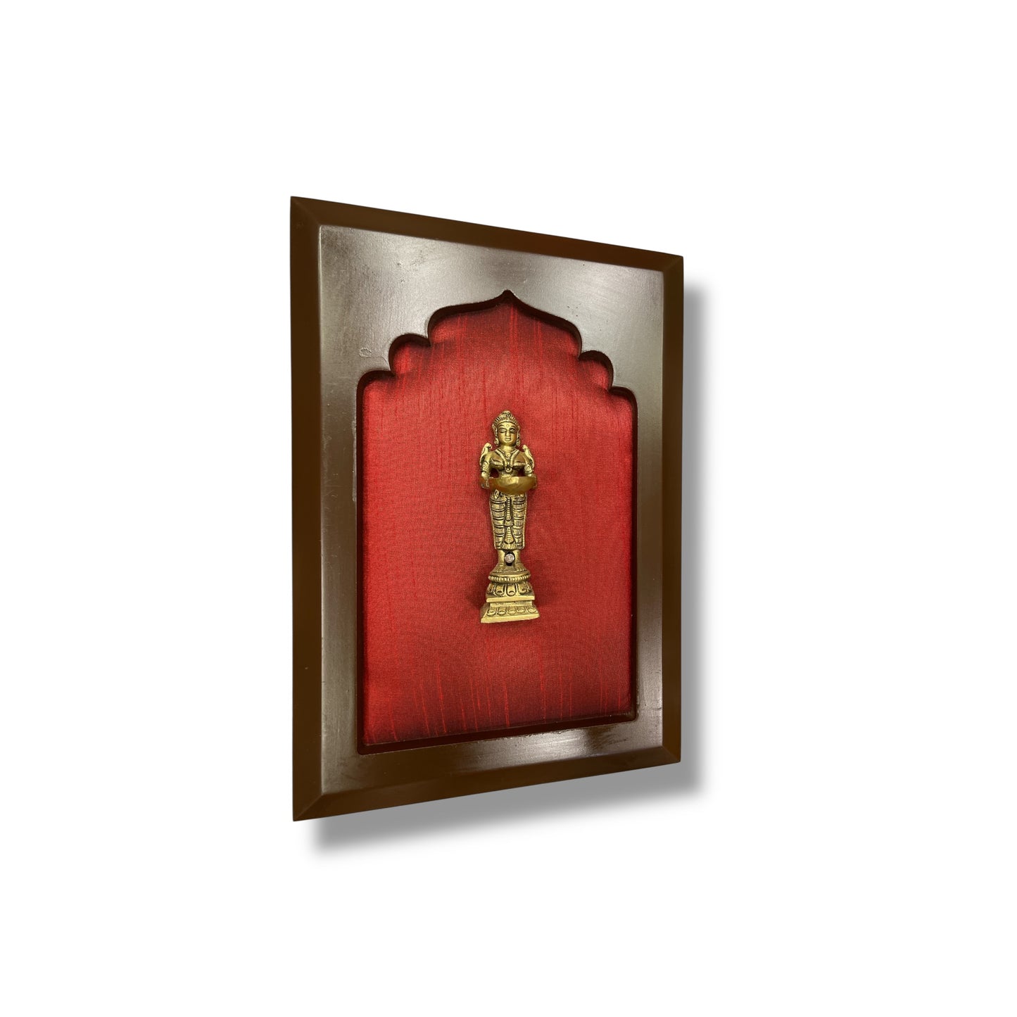 Brass Apsara Wall Hanging – Traditional Indian Art & Home Décor