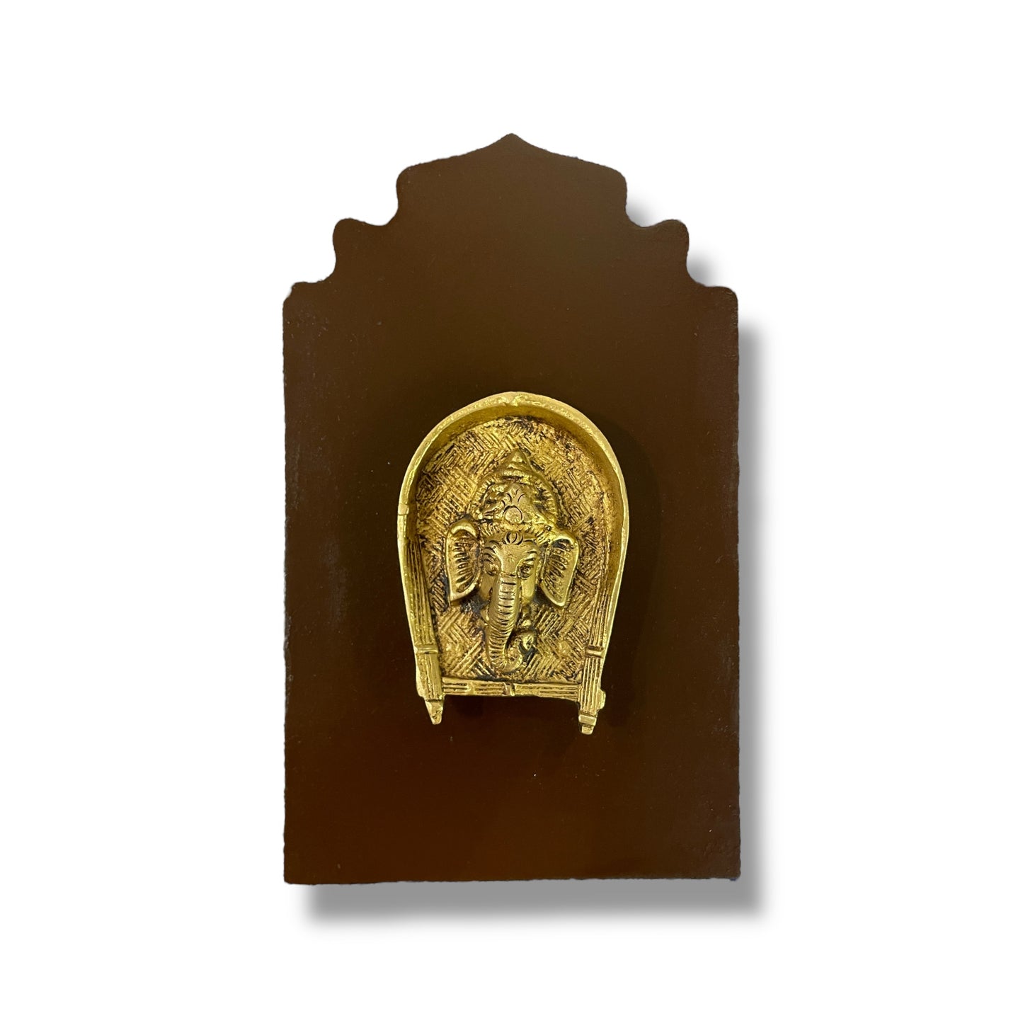 Brass Dashavatara Wall Panel – Ten Incarnations of Lord Vishnu