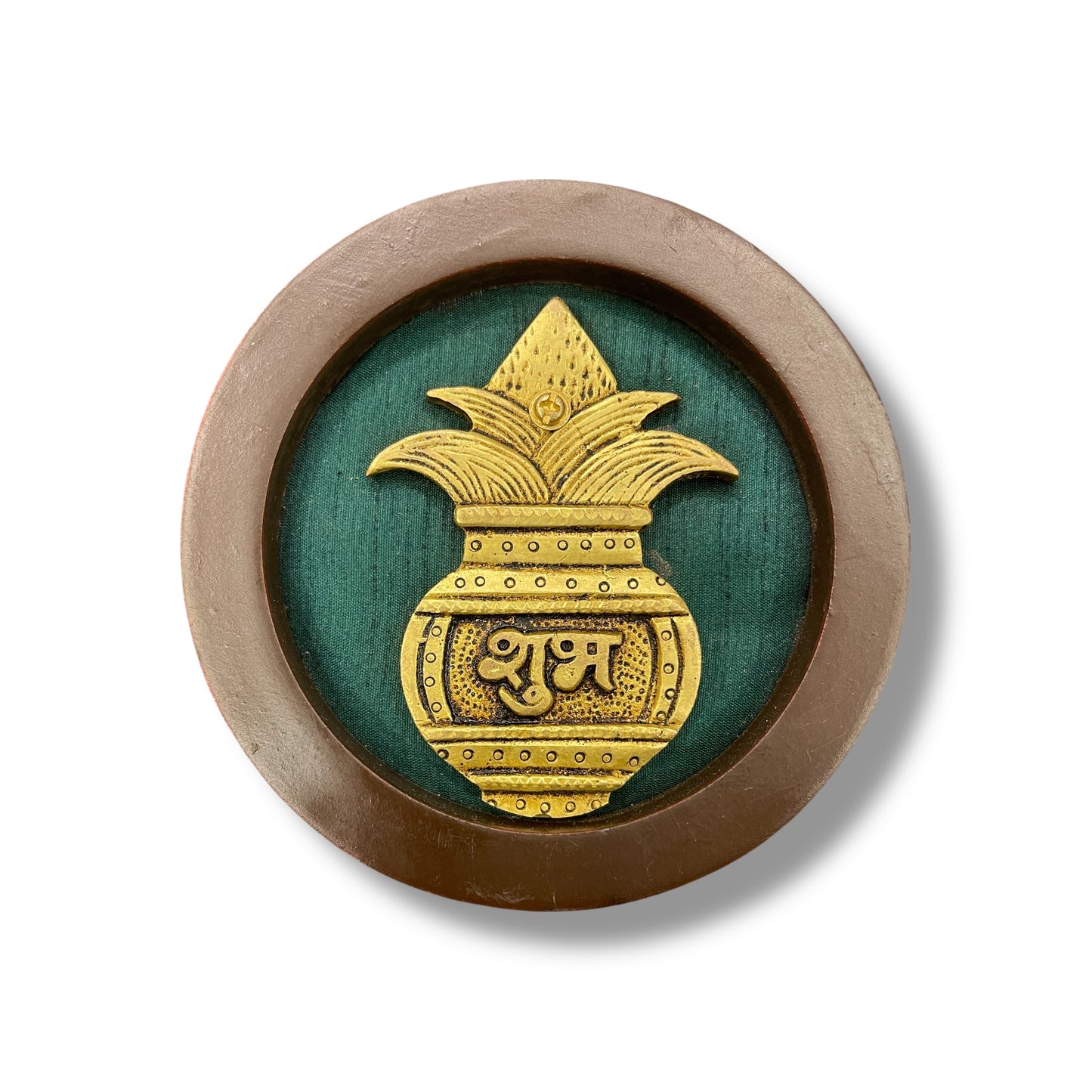 Brass Dashavatara Wall Panel – Ten Incarnations of Lord Vishnu