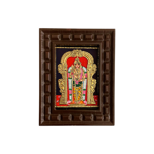 Thiruchendur Murugan Tanjore Painting – Traditional Handcrafted Art with Gold Foil