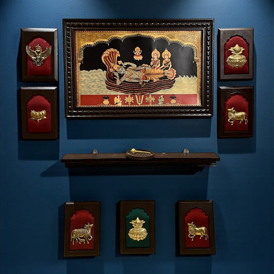 Ananthashayana with 7 Divine Elements – Premium Wall Art by Estudio