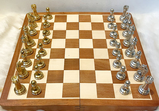 Metal Traveler's Chess Set