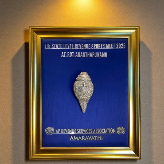 Vishnu Shankh 92.5 Sterling Silver – Bulk Customized Spiritual Souvenir by Estudio