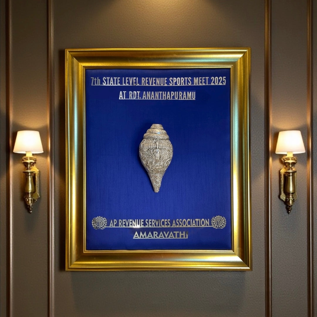 Vishnu Shankh 92.5 Sterling Silver – Bulk Customized Spiritual Souvenir by Estudio