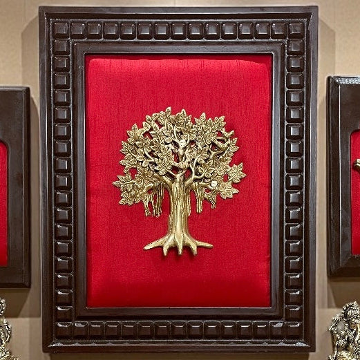 Brass Divine Prosperity Wall Art Set