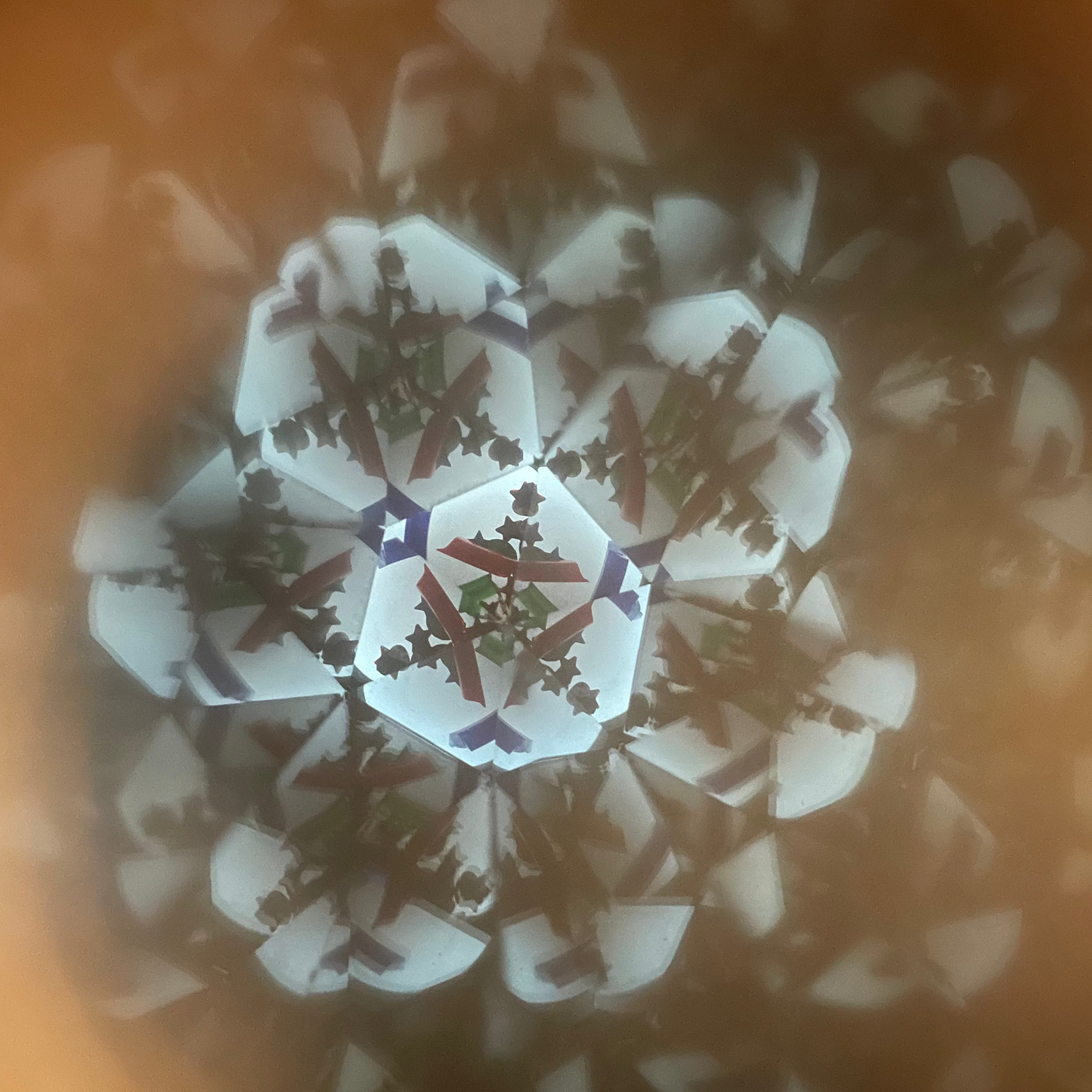 Antique Kaleidoscope with Leather Bag