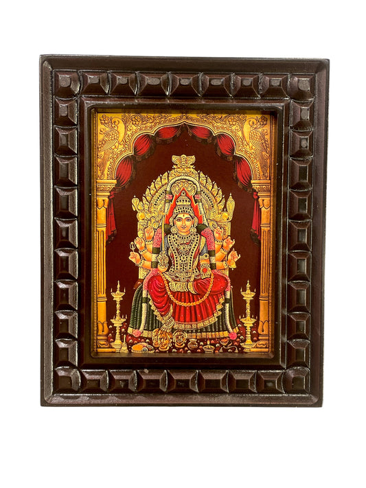 Andalamma Gold Foiled art within Wooden frame