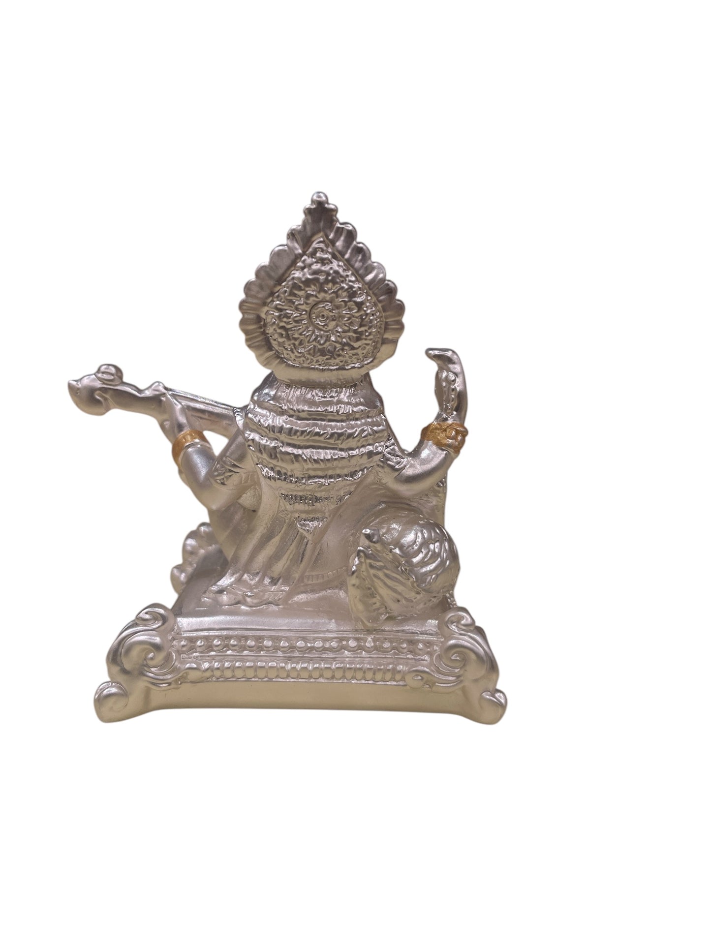 saraswati idol. 92.5% sterling silver