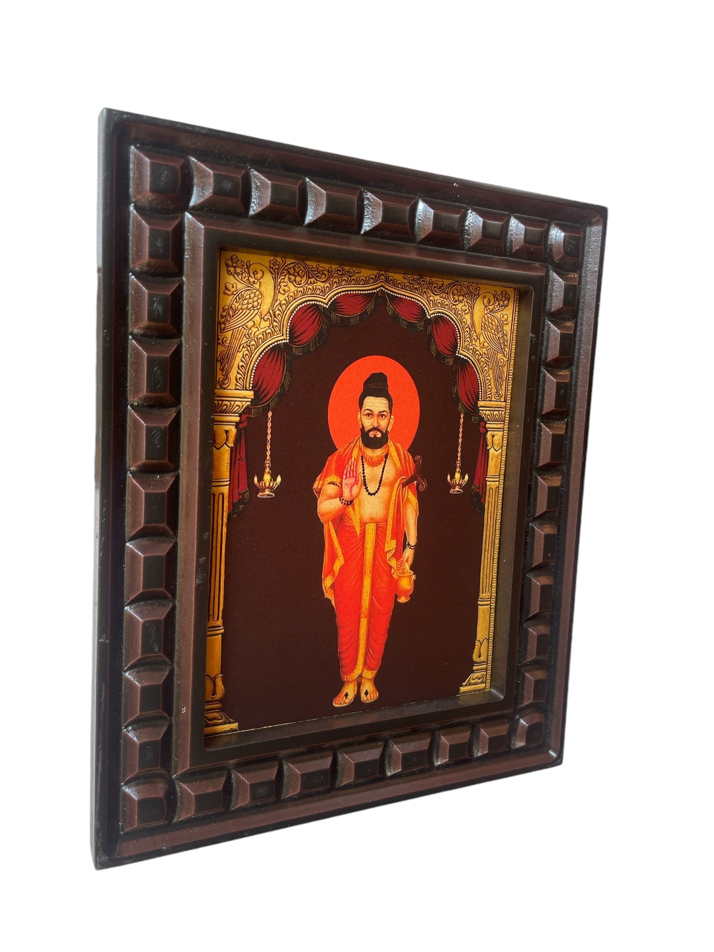 Sri Thipperudraswamy Gold Foiled art with Wooden Frame