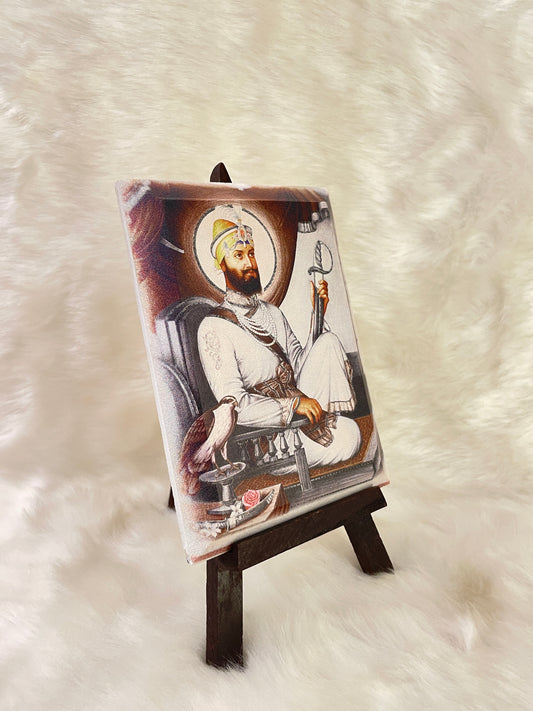 Guru Gobindsingh ji on Sandstone with wooden stand