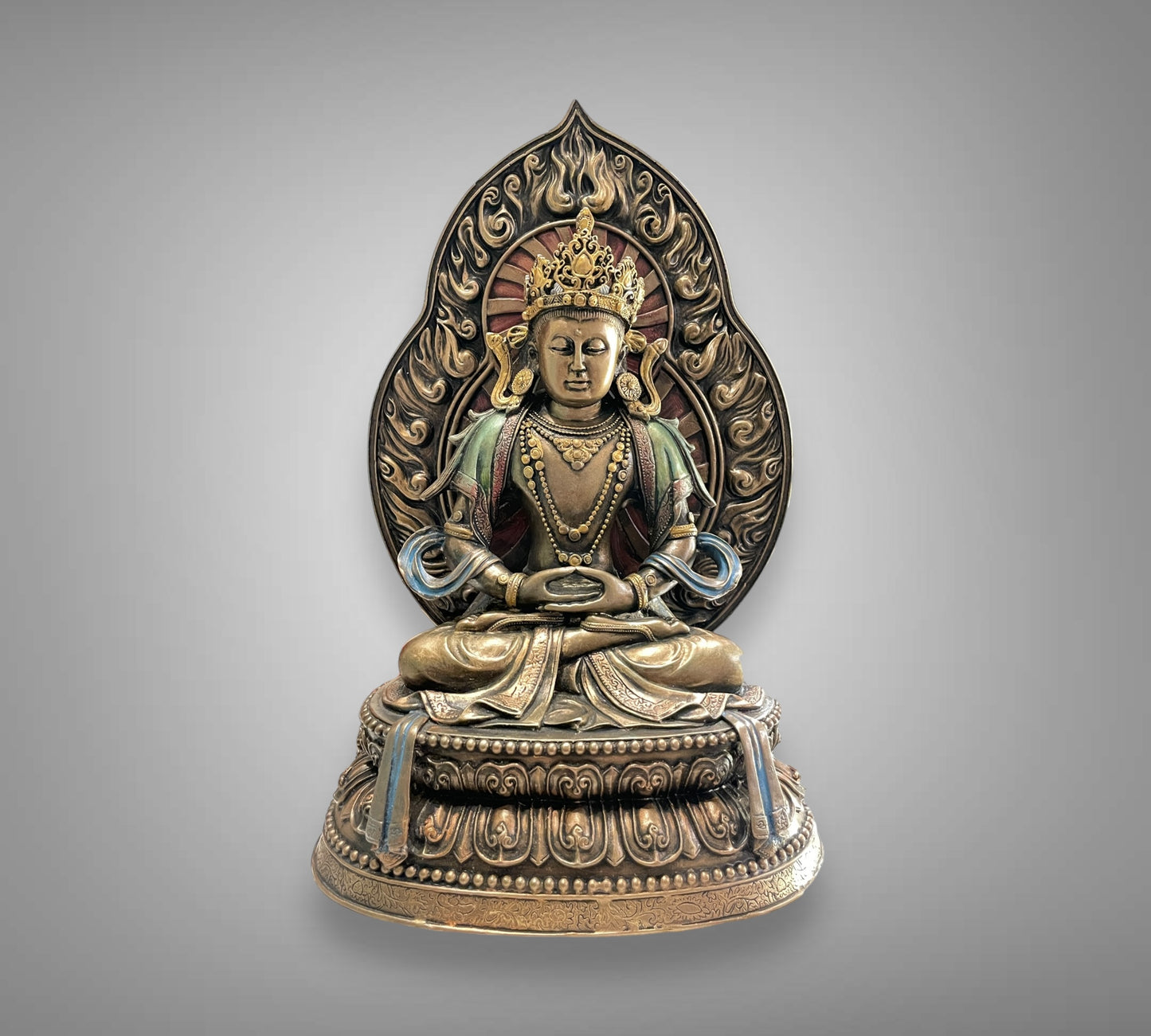 God Statue Crown Buddha