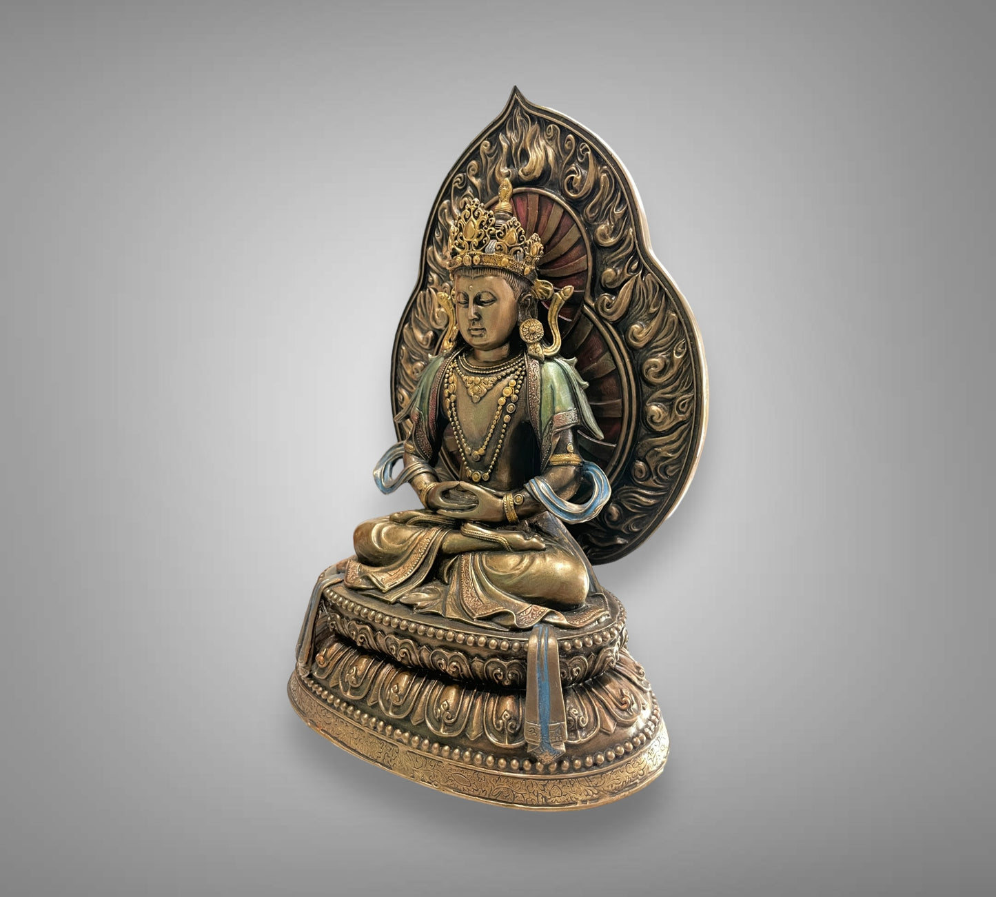 God Statue Crown Buddha