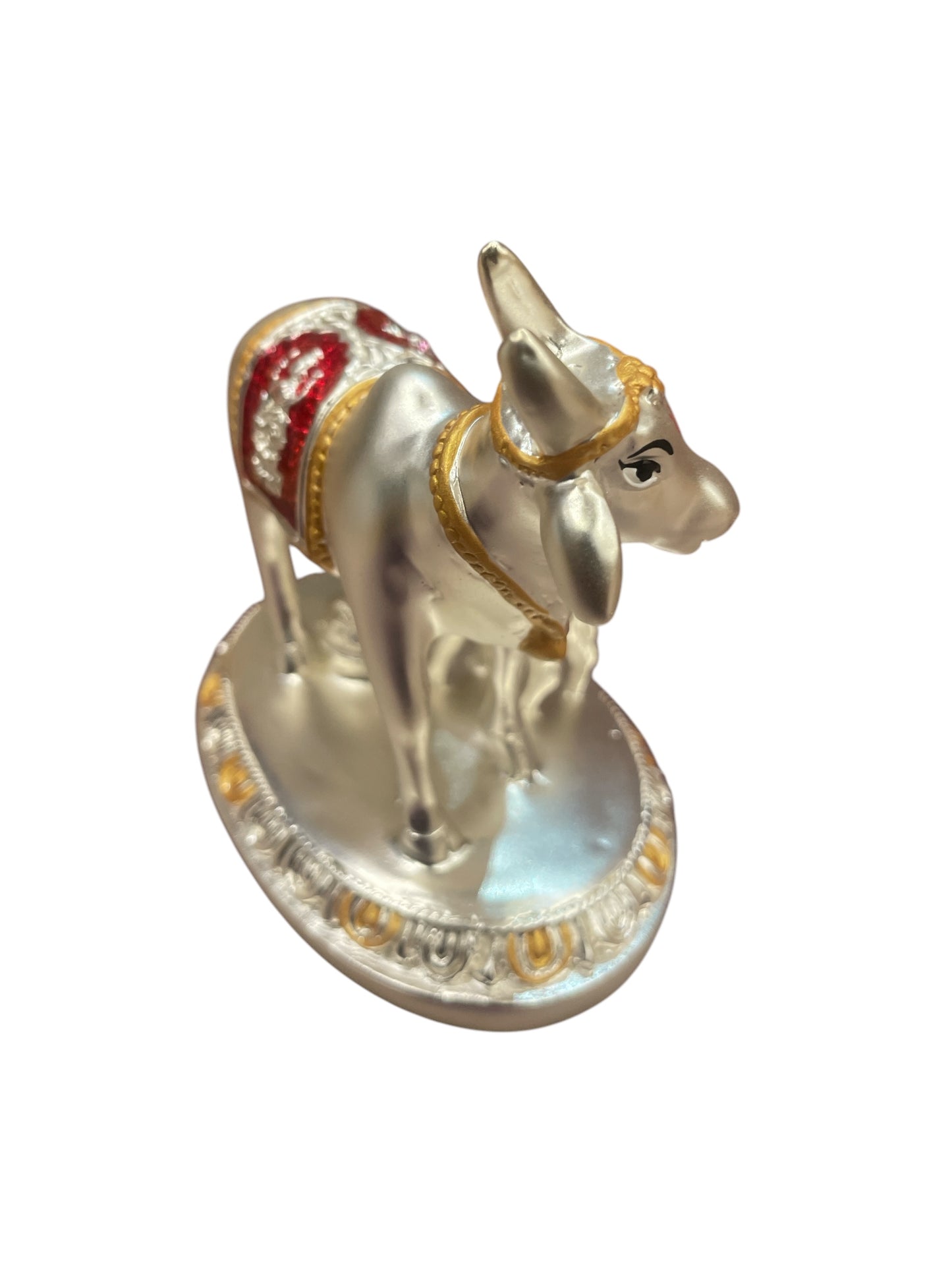 Kamadhenu Sterling Silver with Red enamel work