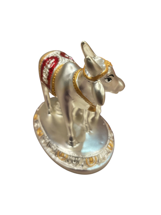 Kamadhenu Sterling Silver with Red enamel work