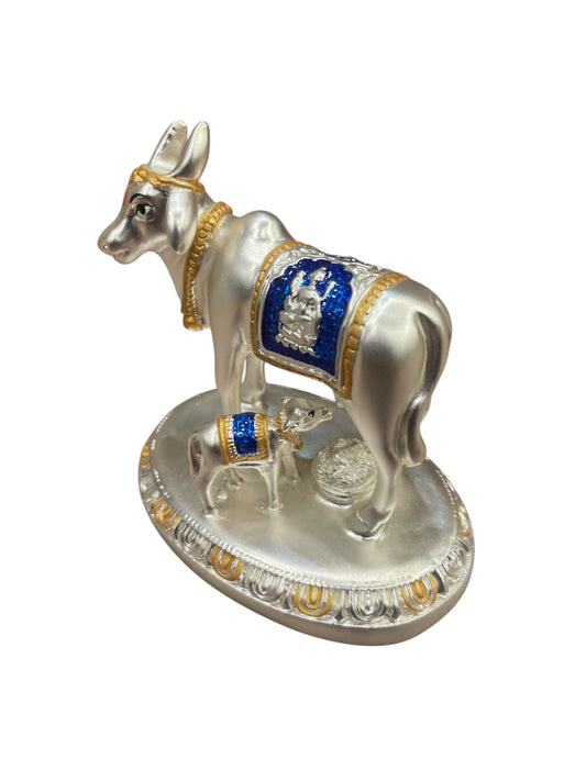 Kamadhenu Sterling Silver with blue enamel work