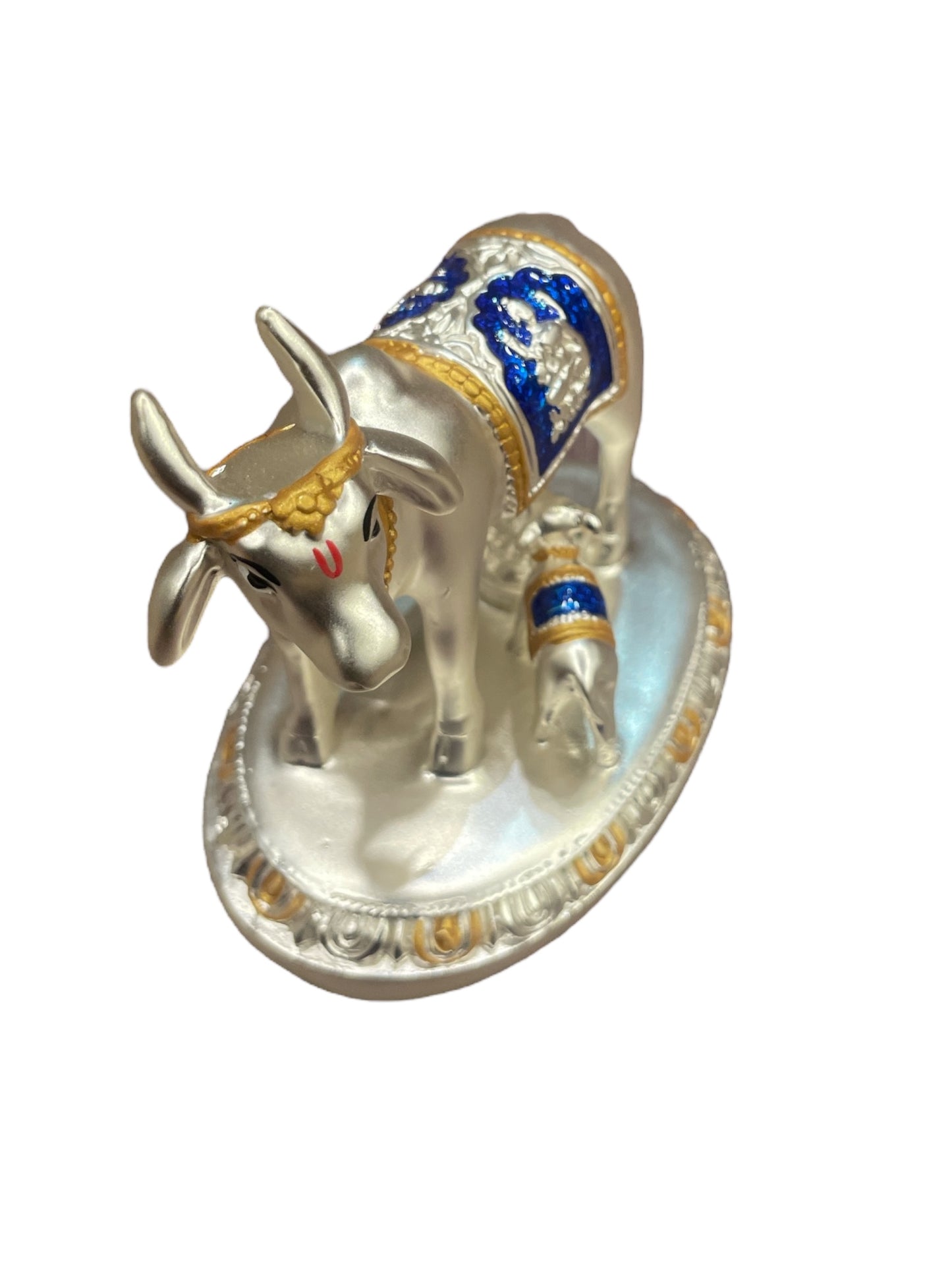 Kamadhenu Sterling Silver with blue enamel work