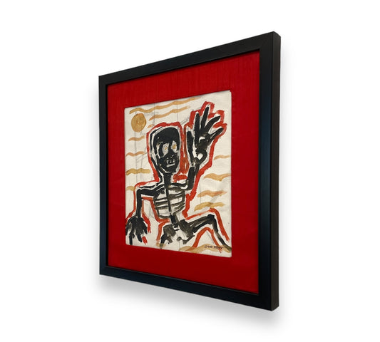 Skeleton Art painted on Canvas - without frame