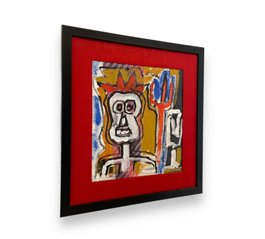 Skeleton Art painted on Canvas - without frame