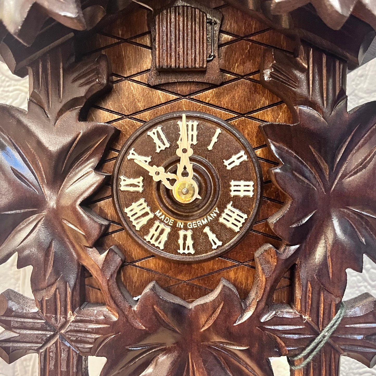 Original German Cuckoo Clock 8 day Movement Cuckoo bird & Maple leaf