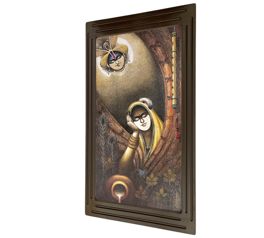 Radha Dreams of Krishna Canvas