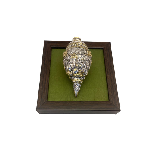 Ganesha Shank Sterling Gold Plated