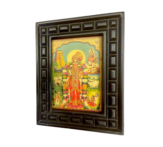 Andal Amma - 3 Gold foil artwork