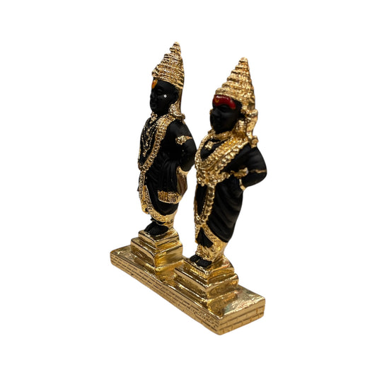 Vittalla Rukmini Idol Set – Black & Gold Finish