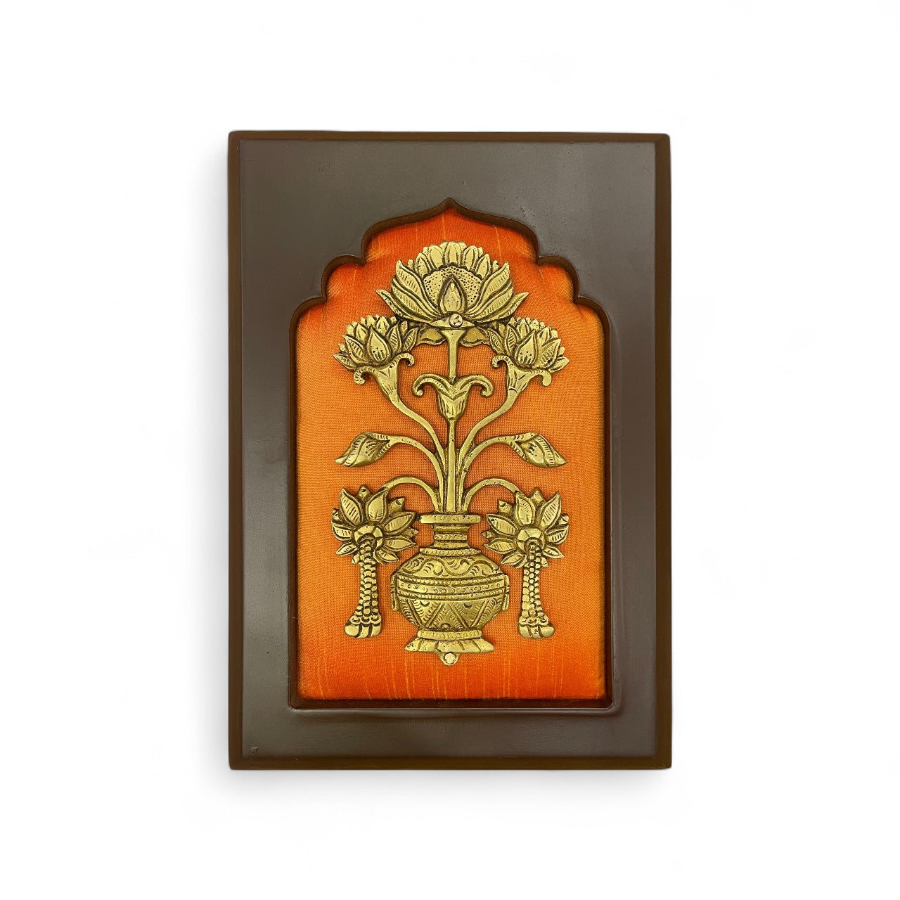 Brass Ganesh Shankh with 4 Element Set