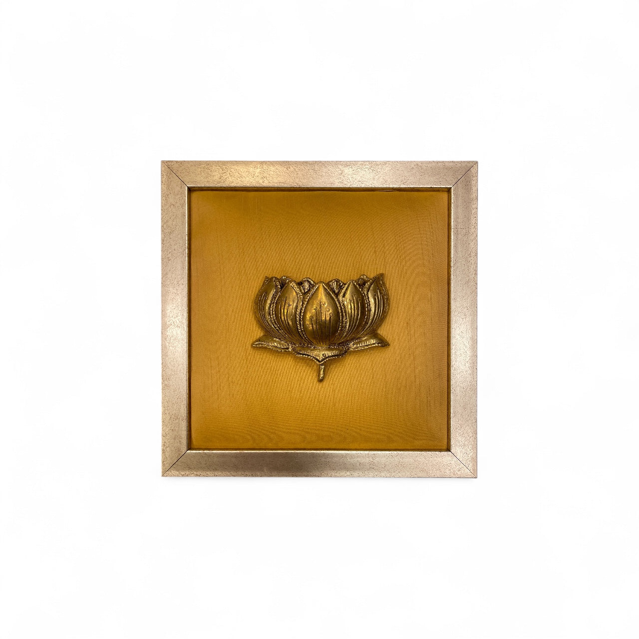 Golden Brass Wall Art Set – Kalpavriksha with Divine Elements.