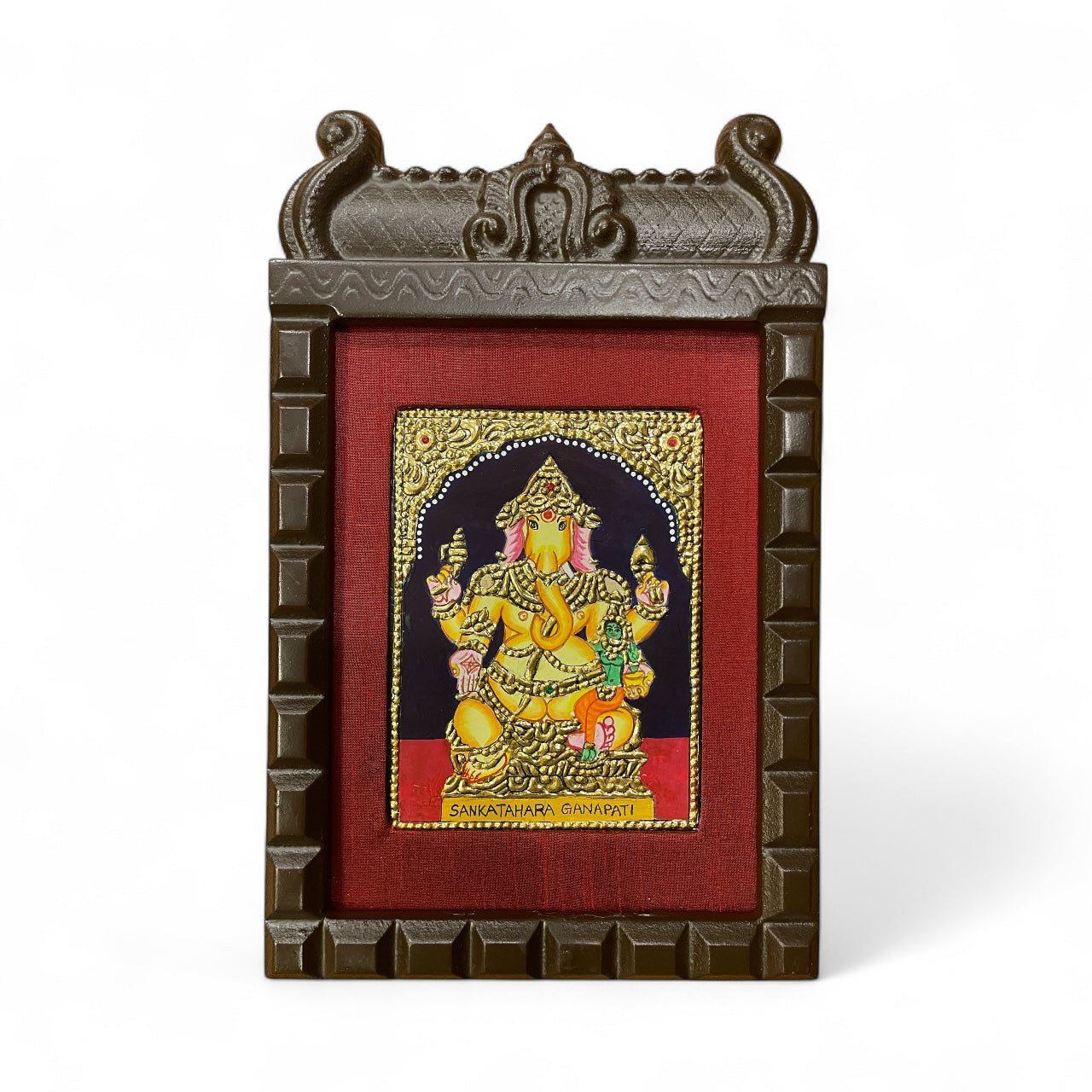 Sankatahara Ganapati Tanjore Painting
