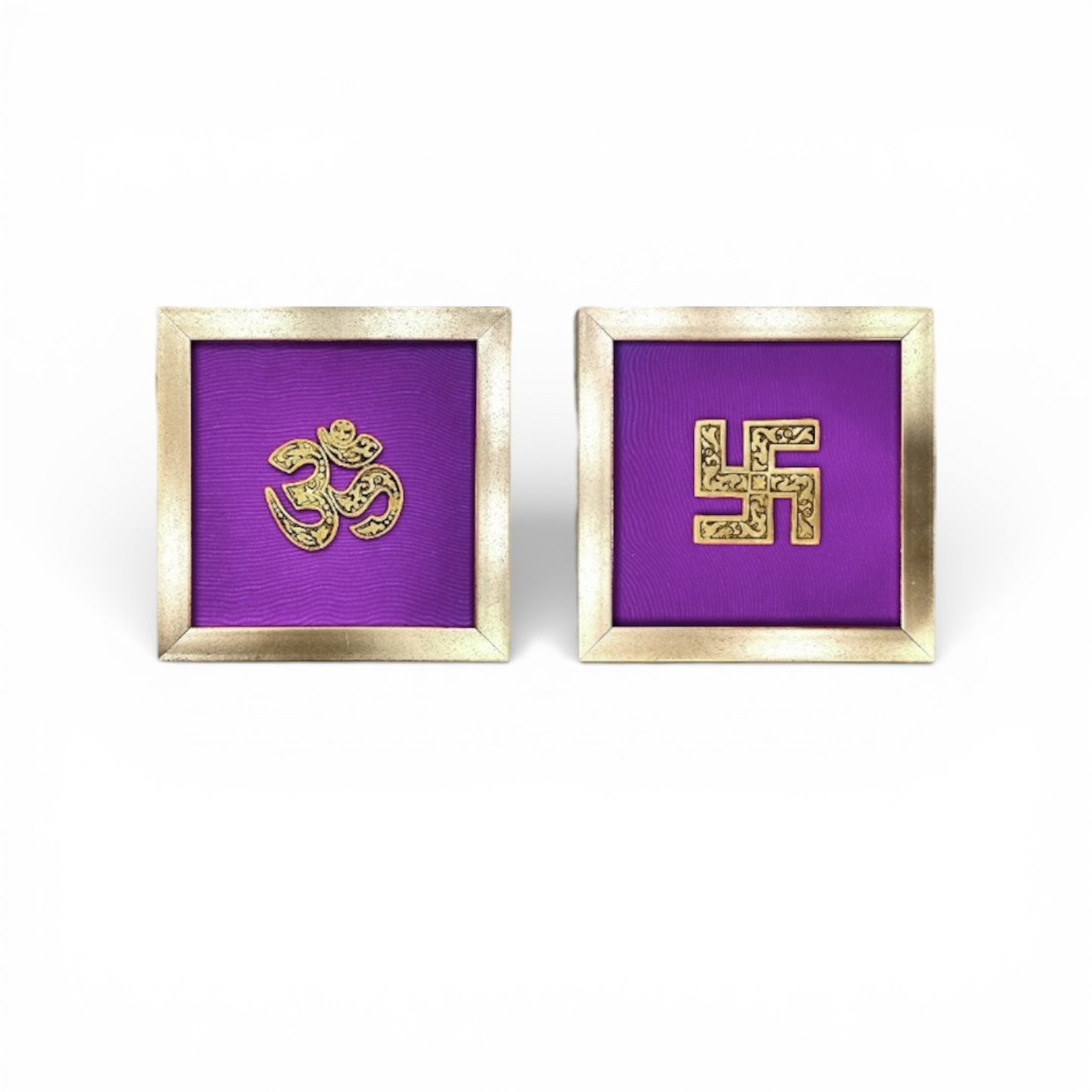 Brass Om & Swastik Frames 2