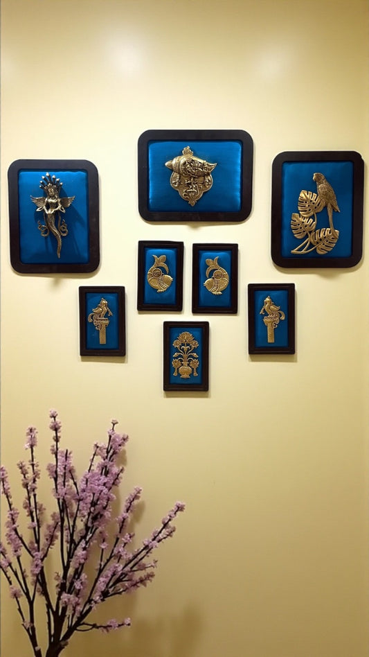 Blue Wall Art Set