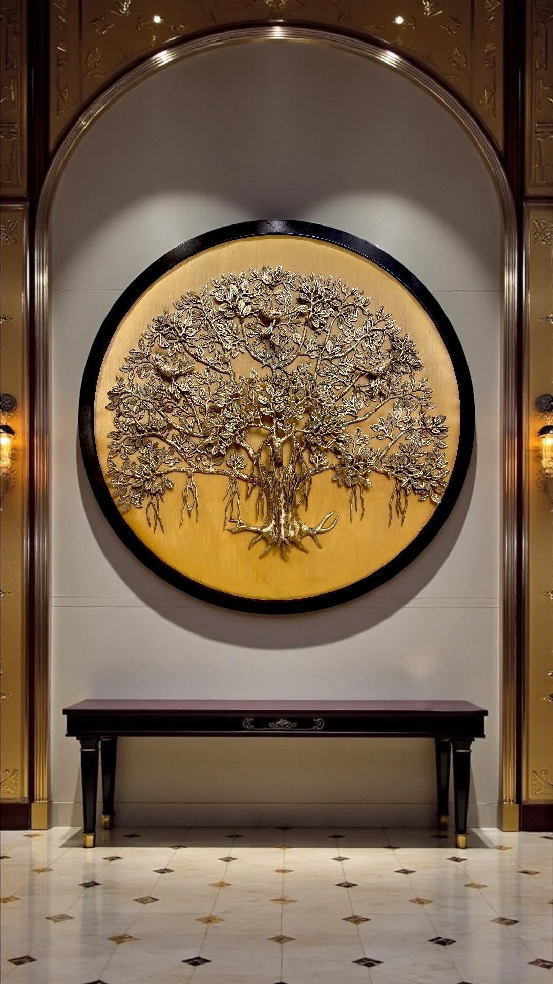 Load video: Brass Kalpavriksha – The Tree of Eternal Abundance