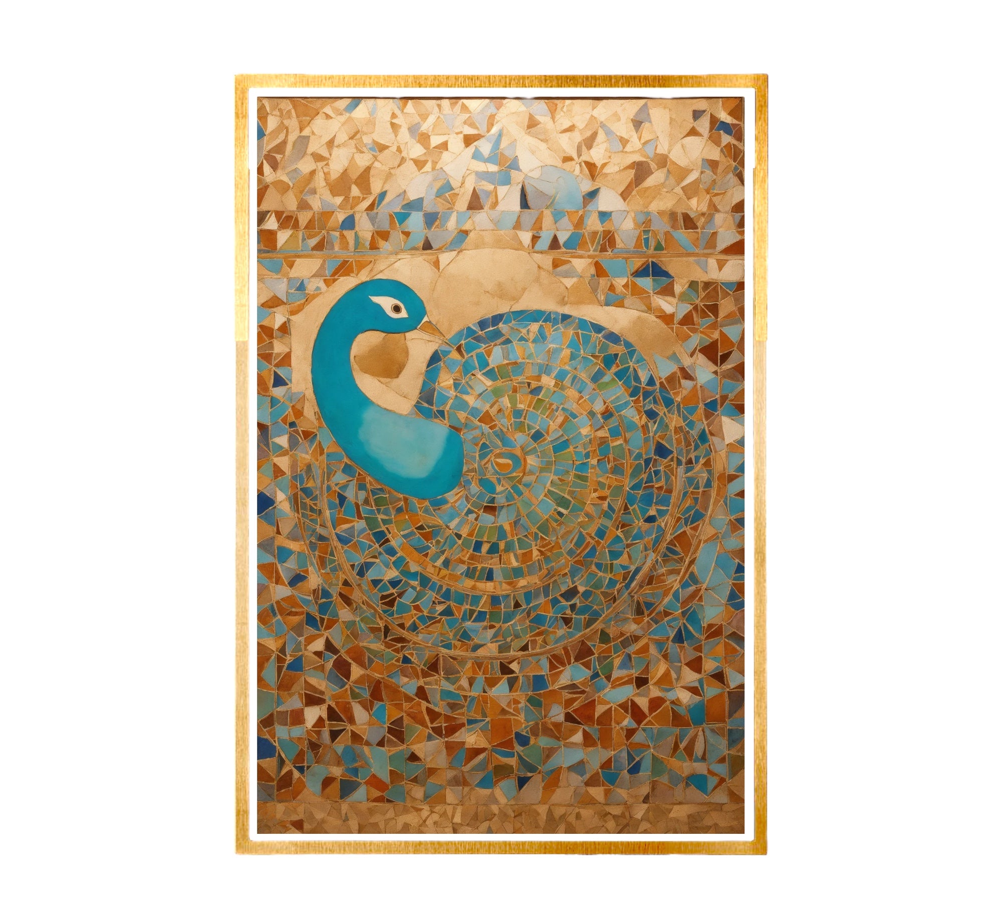 "Enchanted Plumage - A Kaleidoscope of Nature's Hues"Original Acrylic Painting On Canvas Without Frame