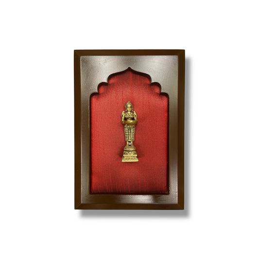 Brass Apsara Wall Hanging – Traditional Indian Art & Home Décor