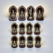 Brass statue wall