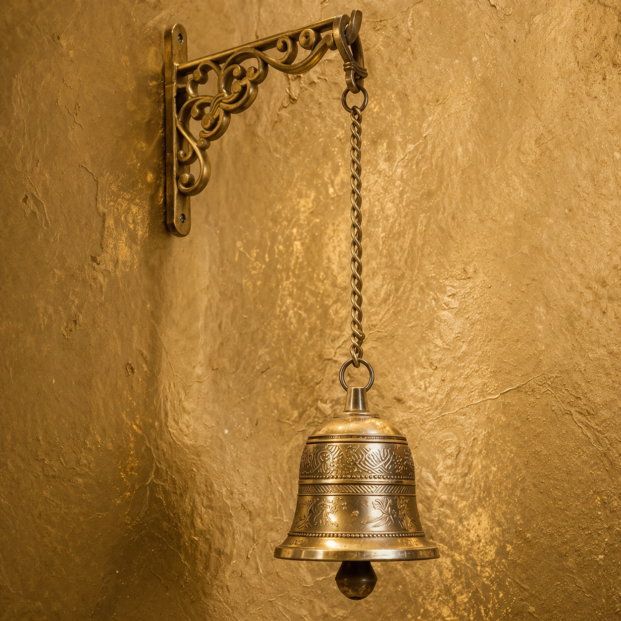 Brass Ganta (Temple Bell) for Pooja Room | Estudio