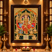TRIPURA SUNDARI – TANJORE PAINTING