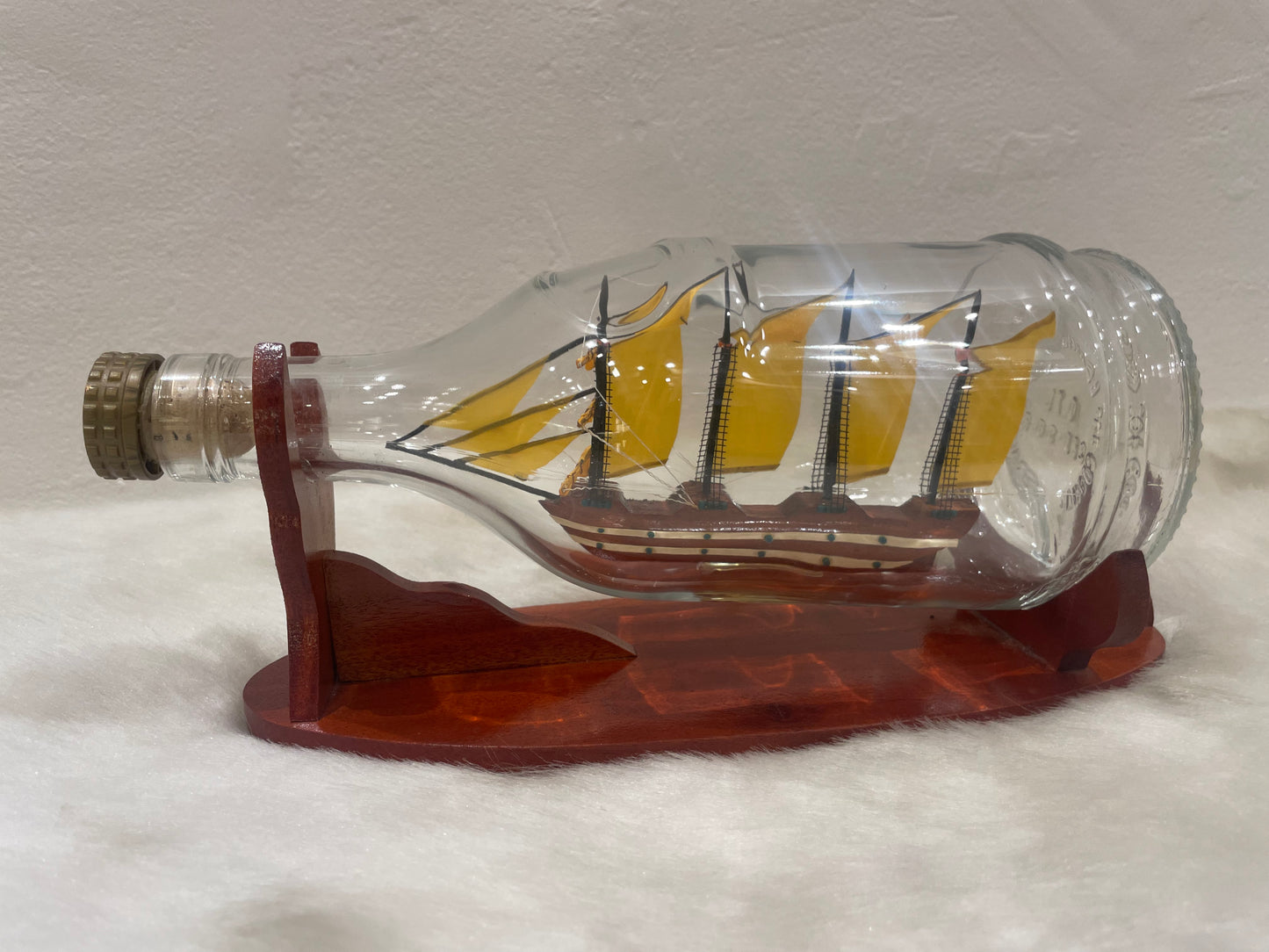 The legendary Wyoming Ship inside the bottle