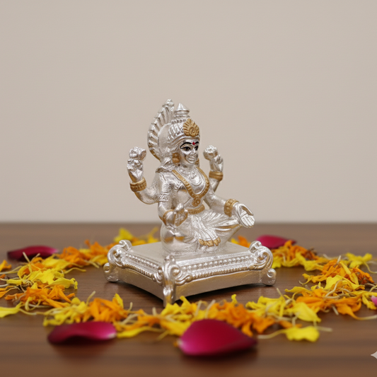 Lakshmi idol 92.5% sterling silver