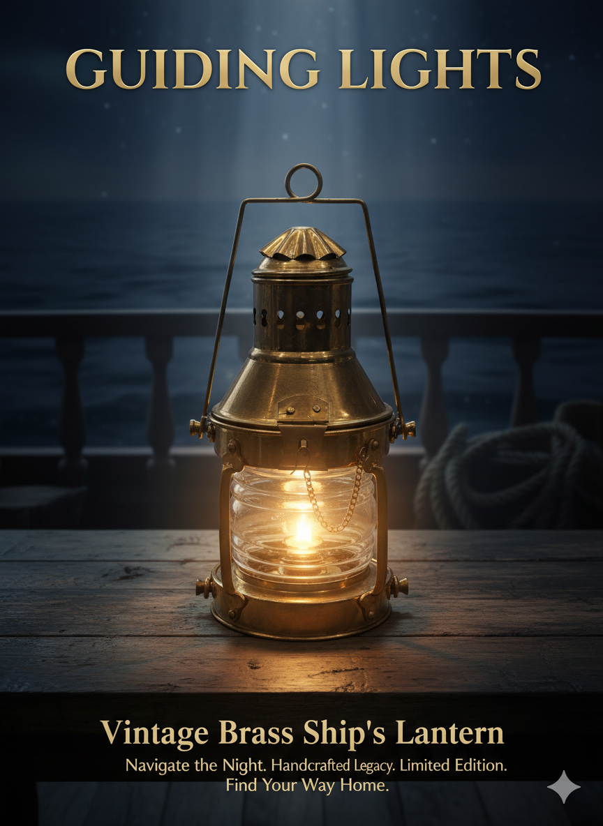 Antique Brass lamp.