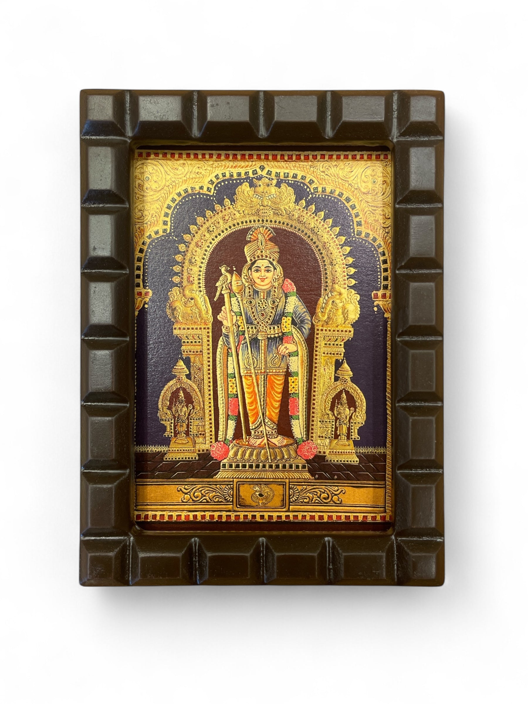 Alagar Gold Leafed Art With Wooden Frames