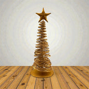 Brass Finish Star Tree – Elegant Christmas Decor