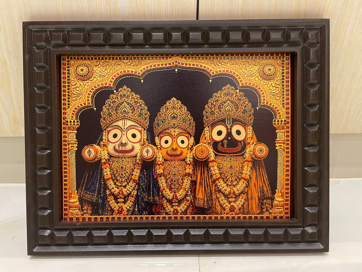 Lord Jagannath Puri Premium Gold Leaf Art