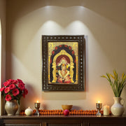 Chellandi Amma Gold Leafed Art With Wooden Frame