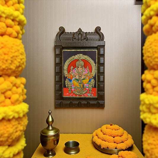 Ganesha1 Tanjore Painting