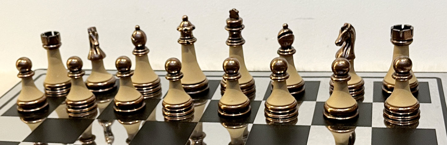 EGLON Elite Metallic Chess Set