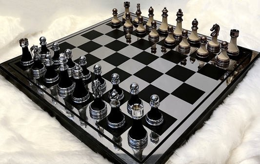 EGLON Elite Metallic Chess Set