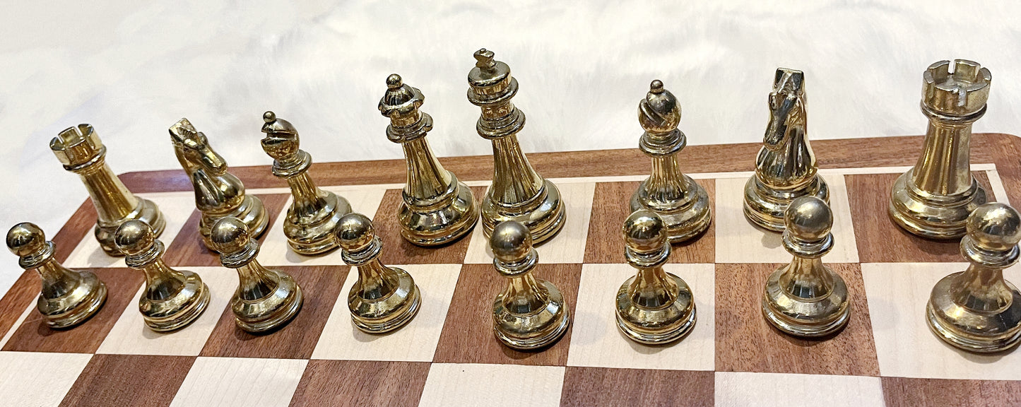 Metal Traveler's Chess Set